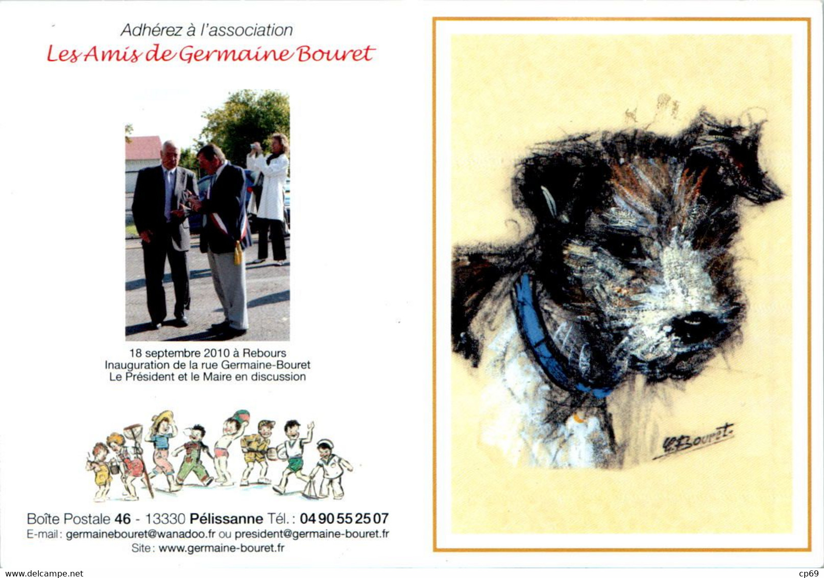 Germaine Bouret Calendrier De Poche 2011 Association Les Amis De Germaine Bouret Chien Dog Cane Perro En TB.Etat - Klein Formaat: 2001-...