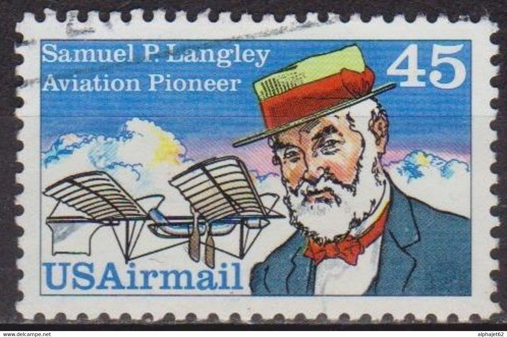 Aviation - ETATS UNIS - Samuel Langley, Pionnier - N° 112 - 1988 - 2a. 1941-1960 Usados