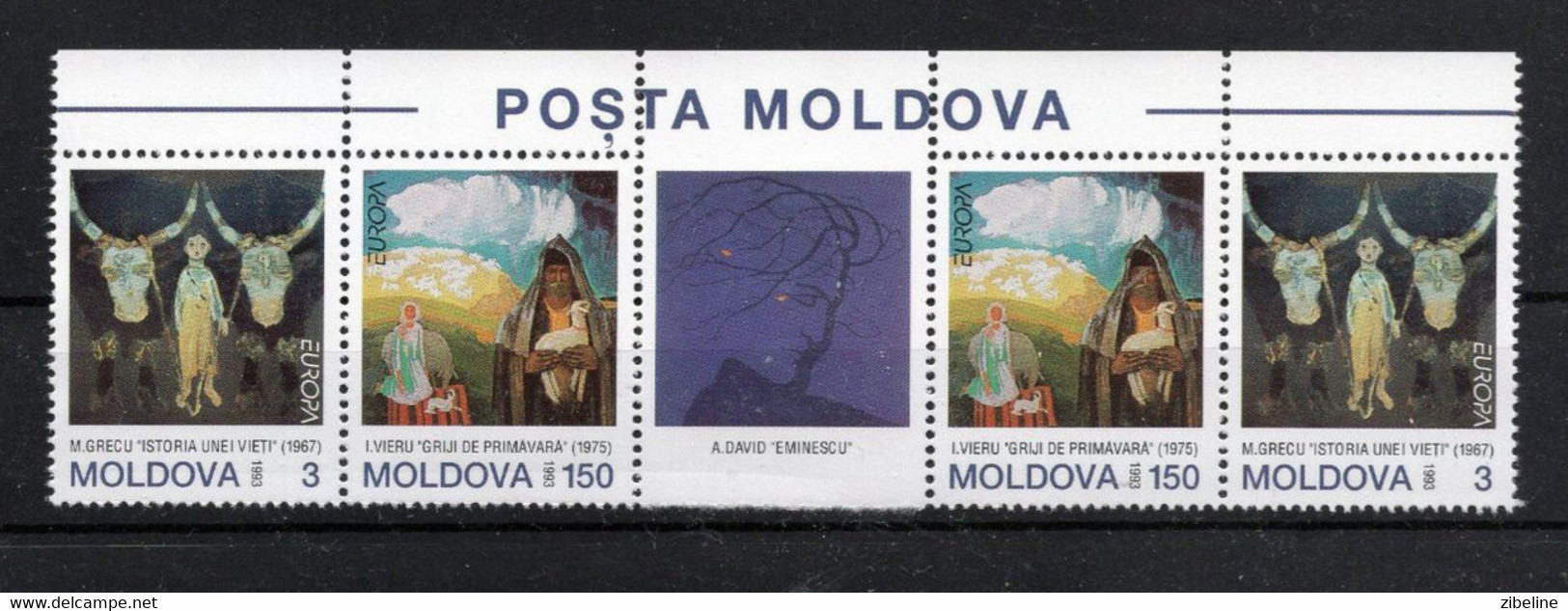 MOLDAVIE MOLDAVIA    EUROPA CEPT 1993 XX MNH - Vrac (max 999 Timbres)