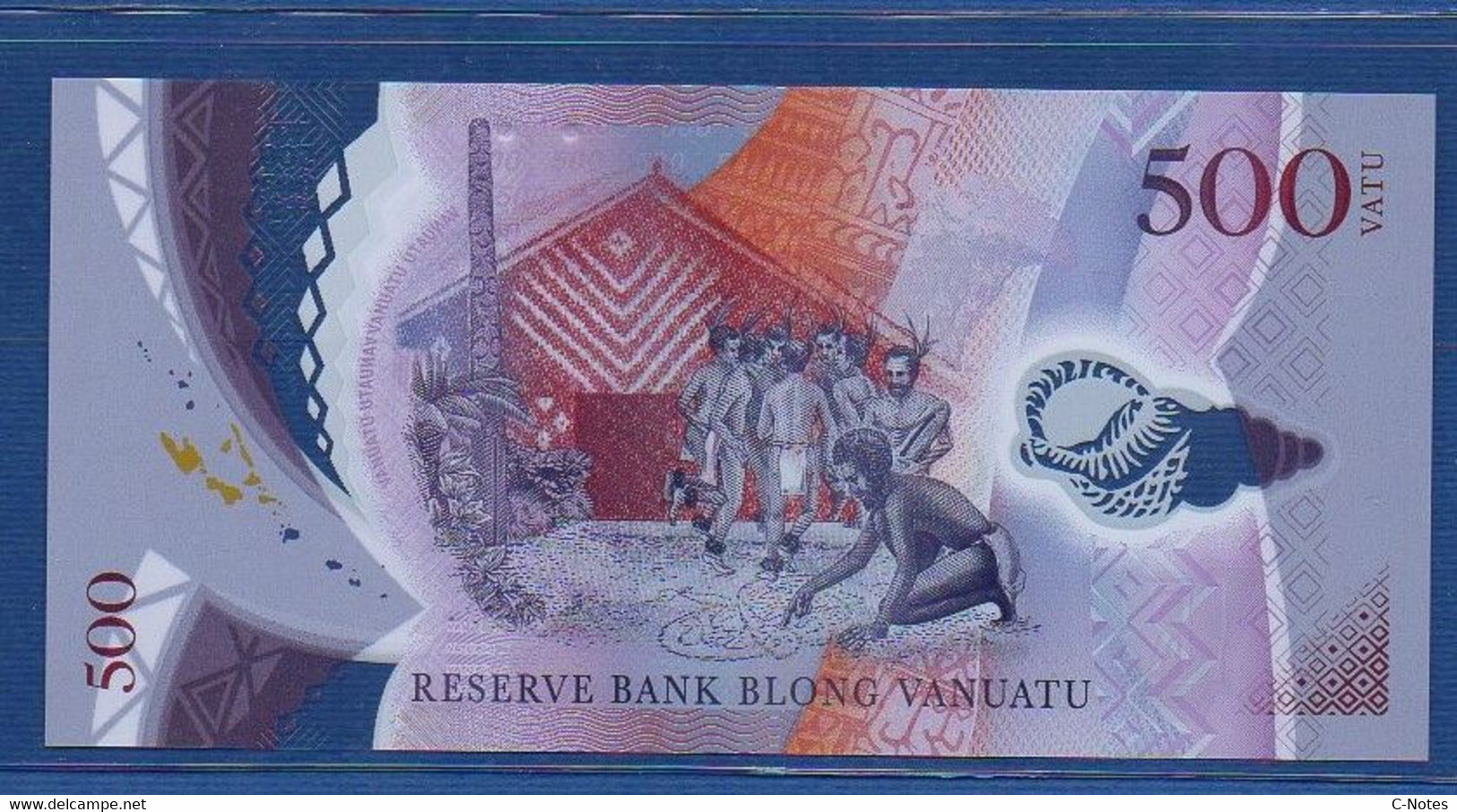 VANUATU - P.20 – 500 VATU  ND (2017), UNC, Prefix AM17072347 -  "South Pacific Mini Games" Commemorative Issue - Vanuatu