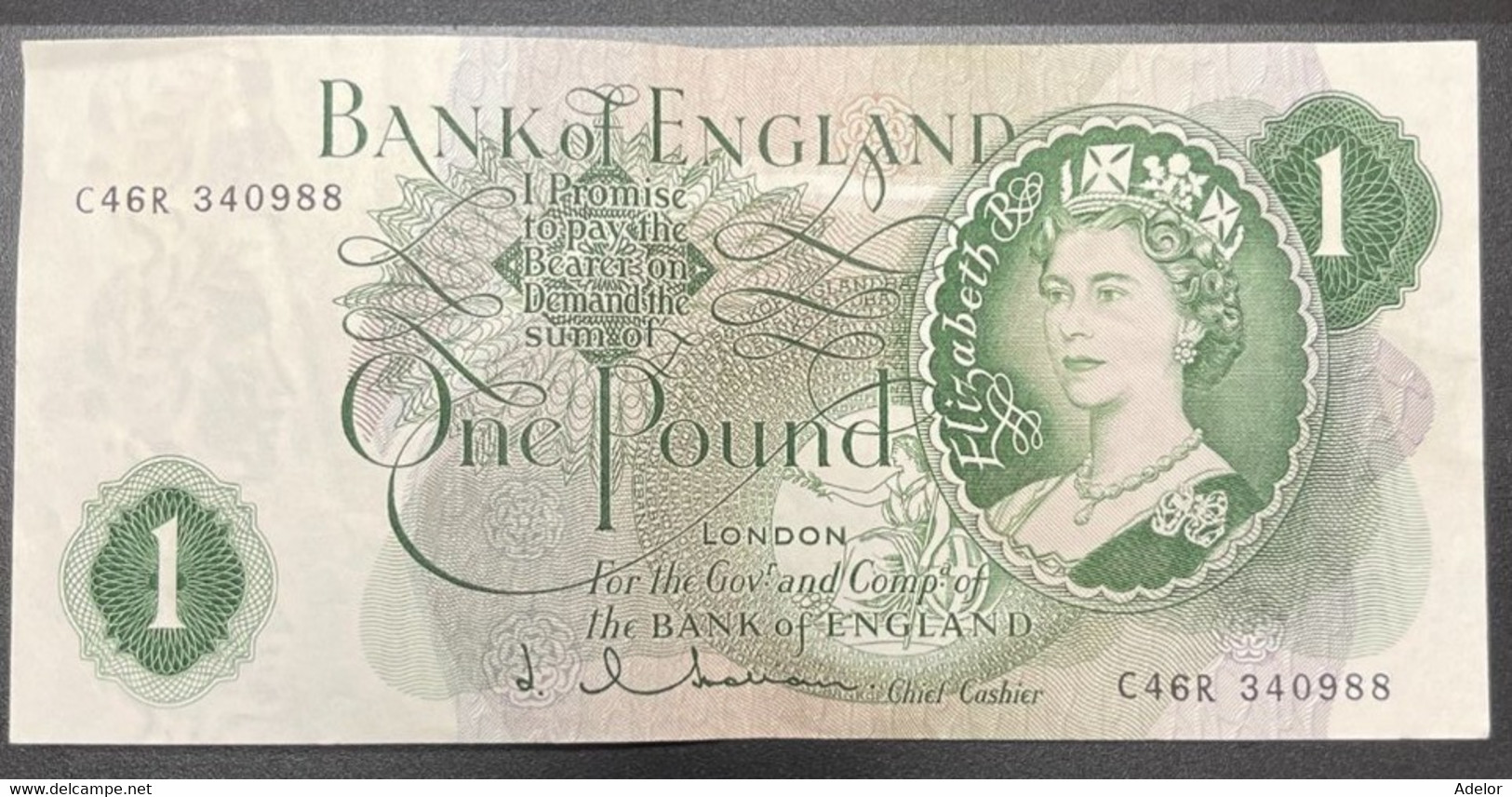 Beau Billet D'Angleterre De 1 Pound ND 1960/1978. TTB/SUP - 1 Pound