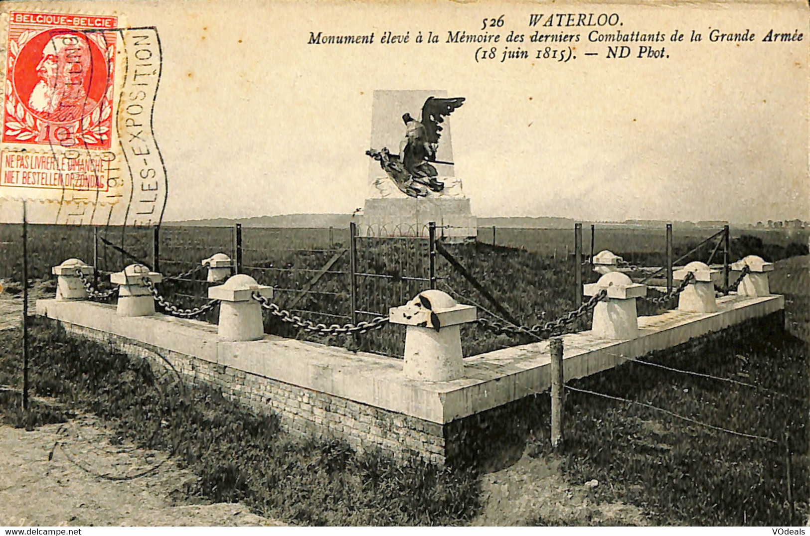 Belgique - Brabant Wallon - Waterloo - Monument élevé à La Mémoire Des Derniers Combattants De La Grande Armée - Waterloo