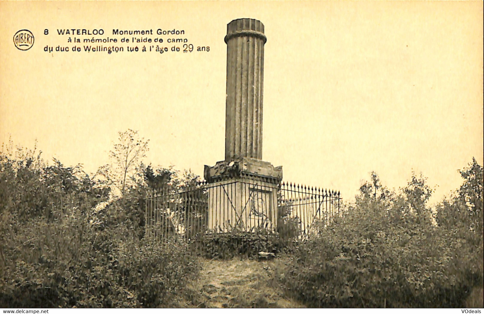 Belgique - Brabant Wallon - Waterloo - Monument Gordon - Waterloo