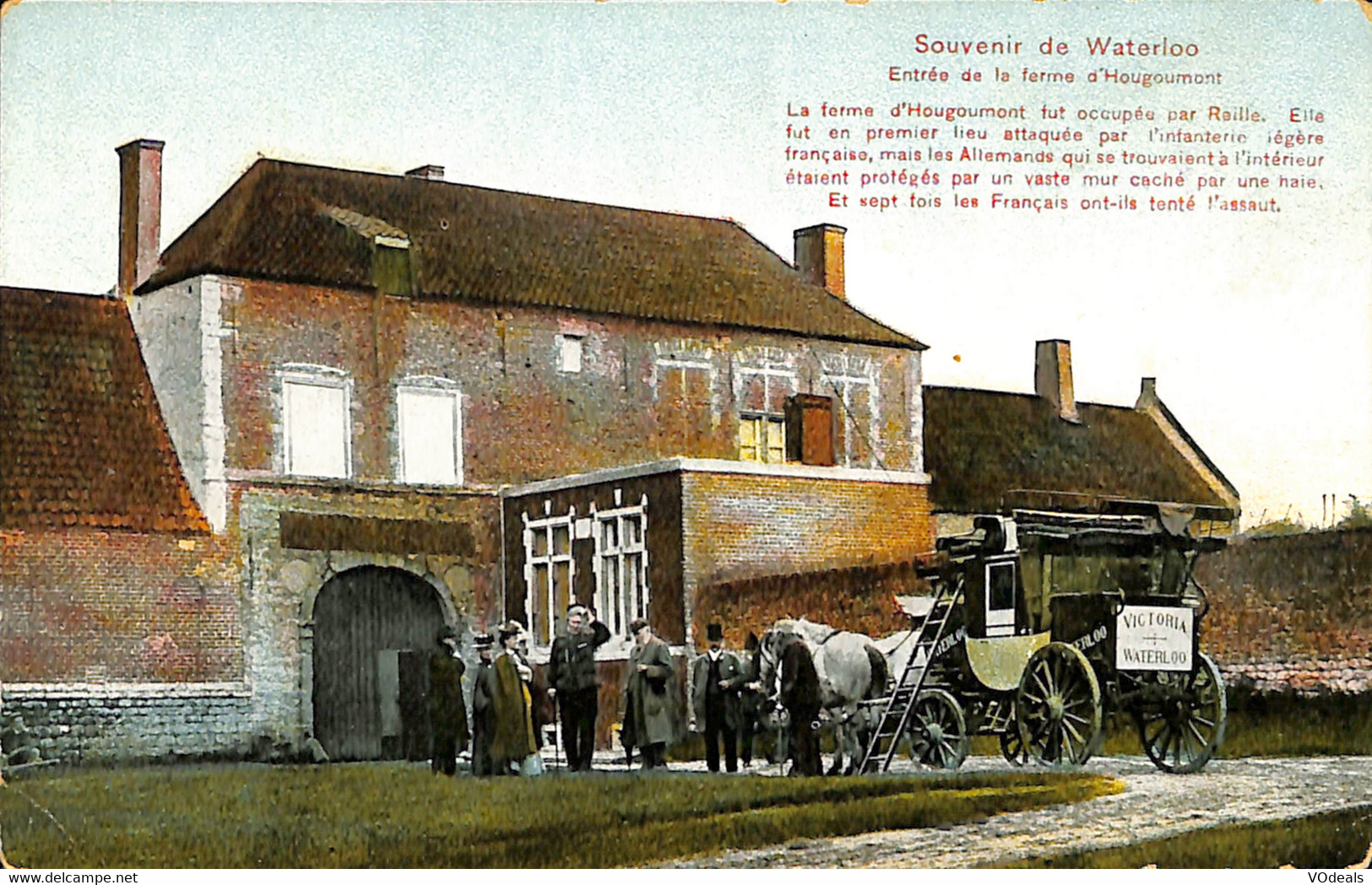 Belgique - Brabant Wallon - Waterloo - Souvenir De Waterloo - Entrée De La Ferme D'Hougoumont - Waterloo