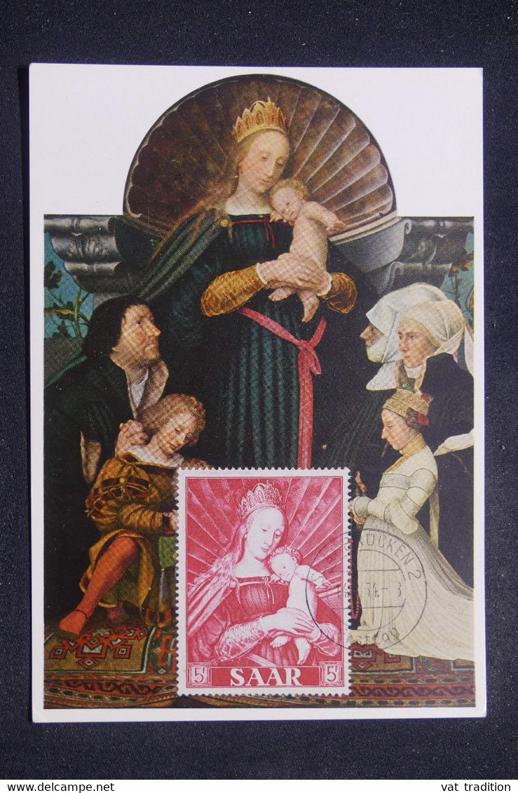 SARRE - Carte Maximum En 1954 - La Madonna - L 140664 - Cartes-maximum