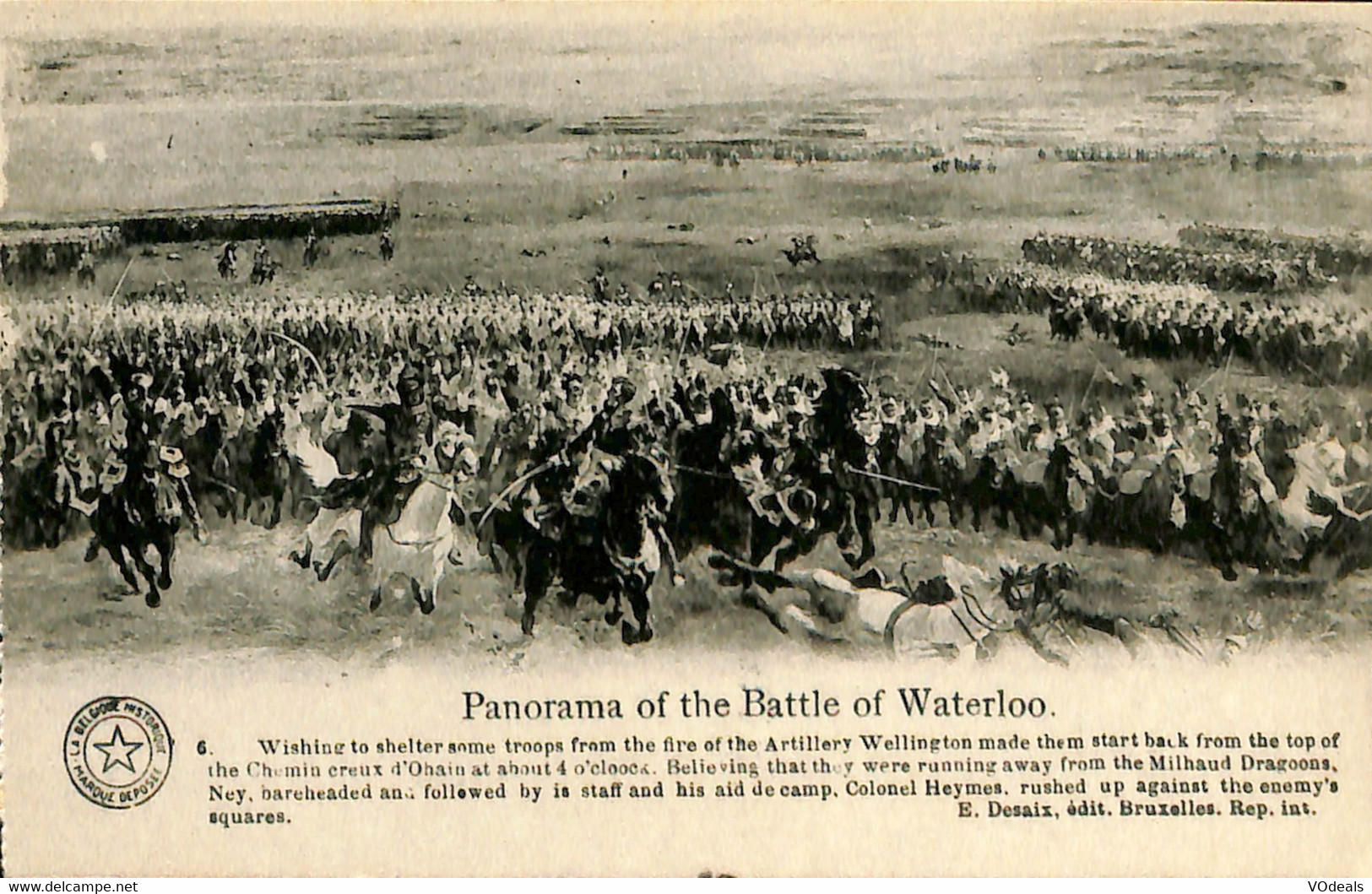Belgique - Brabant Wallon - Waterloo - Panorama Of The Battle Of Waterloo - Waterloo