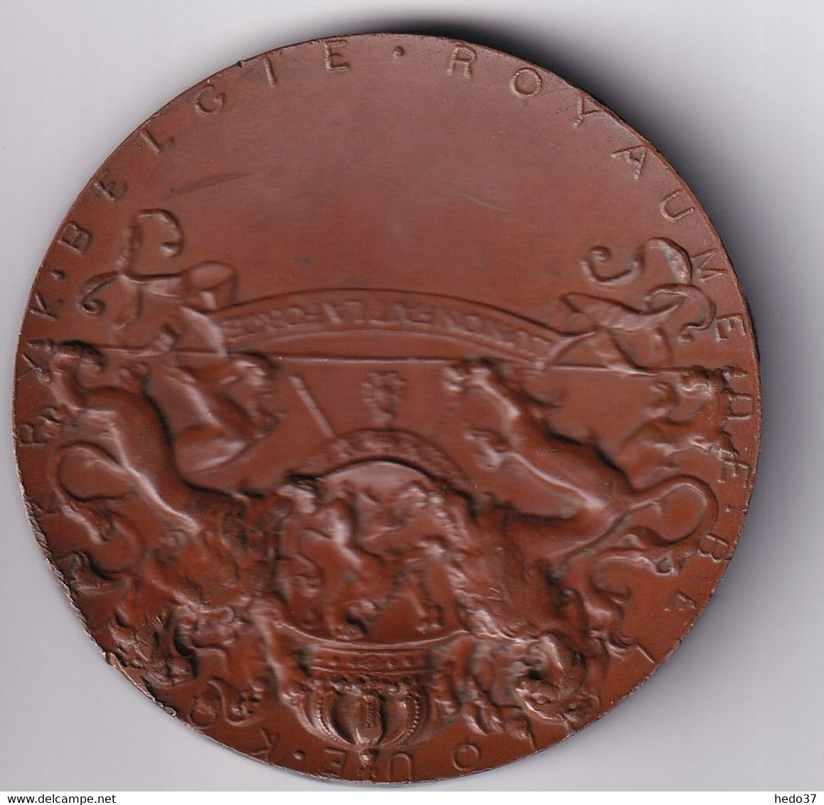 Belgique - Médaille Exposition Internationale Bruxelles 1897 - Bronze - Adel