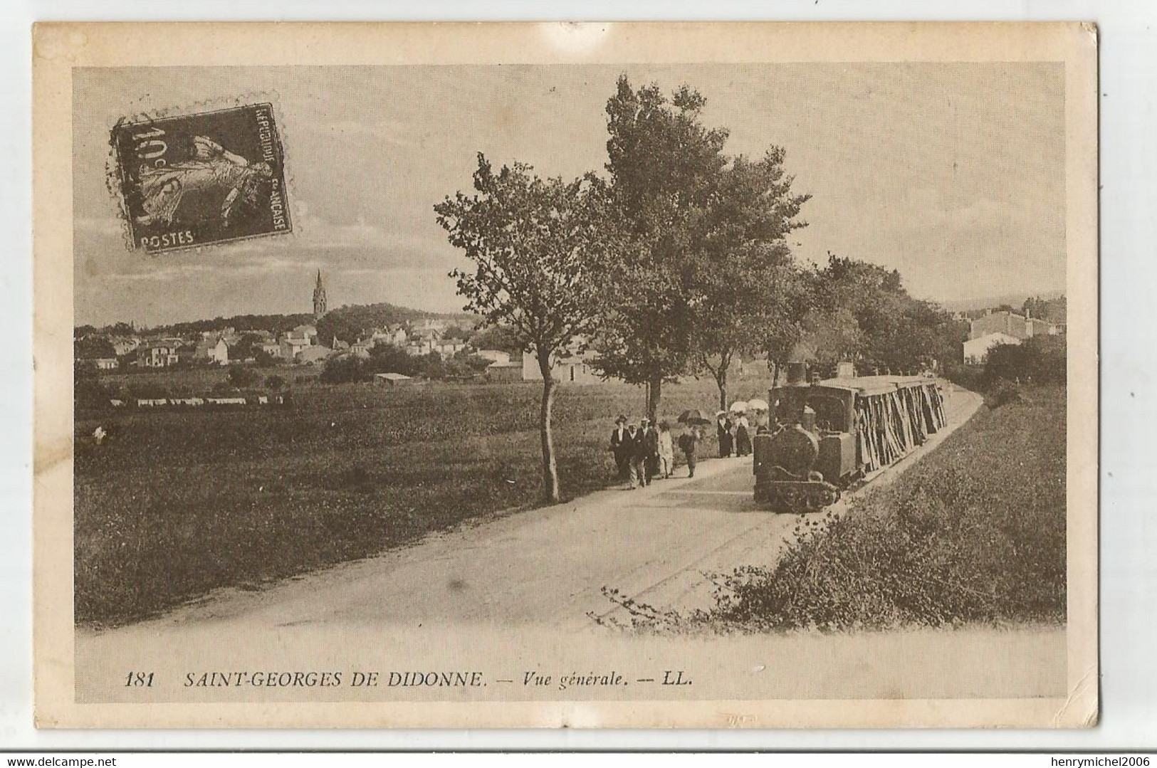 17 St Georges De Didonne Tramway A Vapeur Ligne De Royan Ed Genet Gémozac Cpm Repro La Belle époque En Charentes - Saint-Georges-de-Didonne