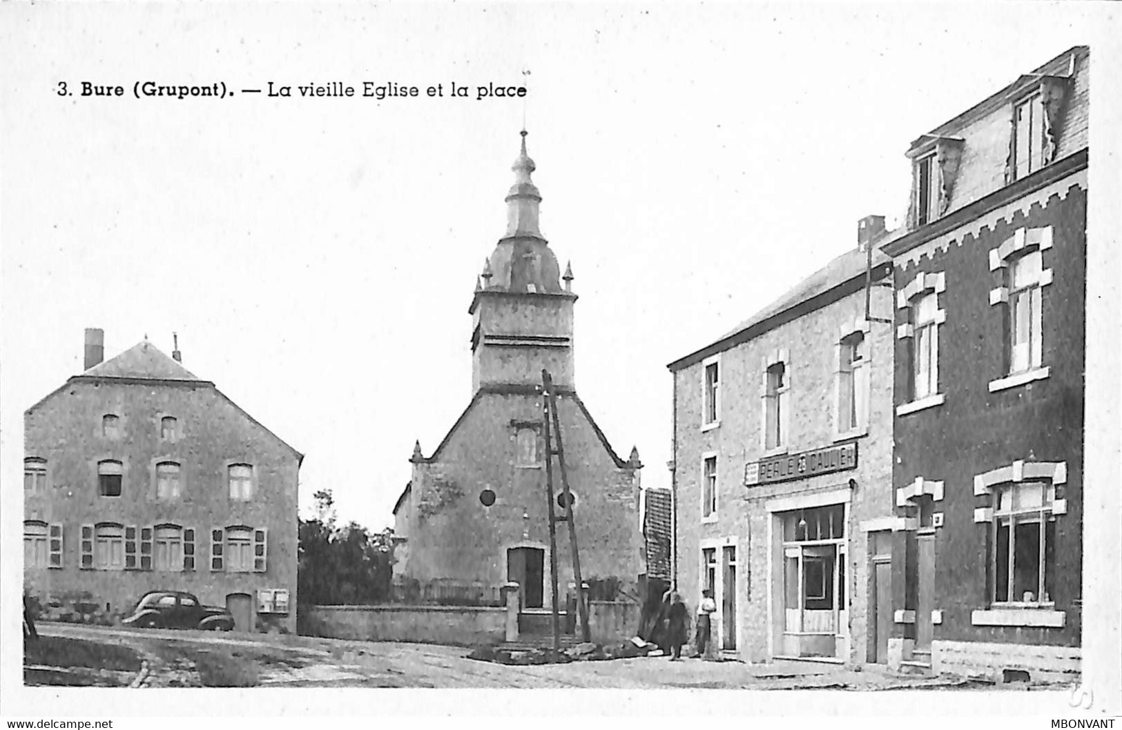 Bure - La Vieille église Et La Place - Tellin