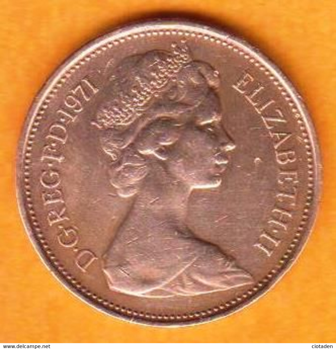 Grande Bretagne - 2 NEW PENCE - 1971 - 2 Pence & 2 New Pence