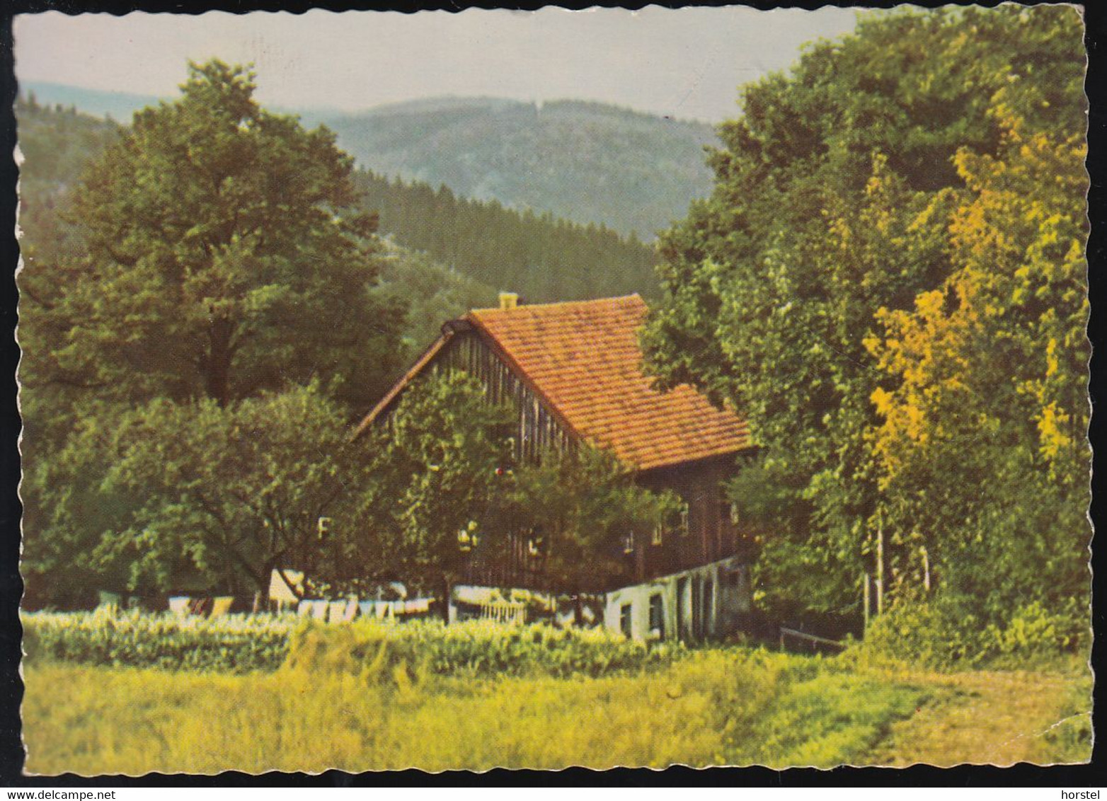 D-09496 Marienberg - Bei Zöblitz  Im Erzgebirge - Bauernhaus - Nice Stamp - Thum