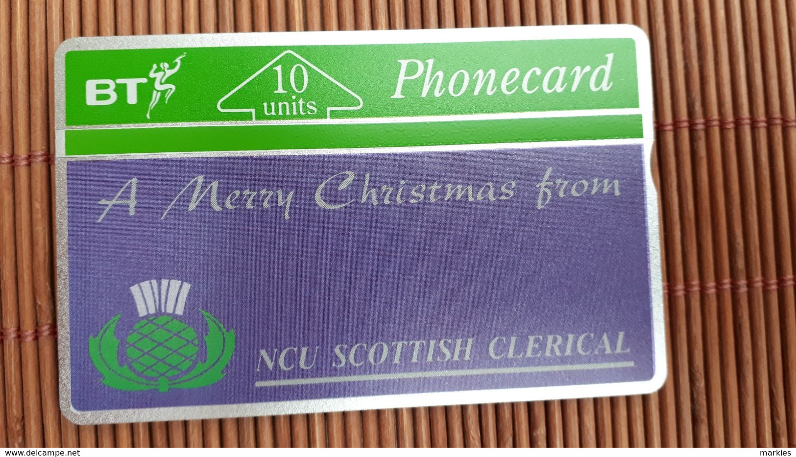 Merry Christmas  Phonecard 152 E (Mint,Neuve) Rare - Noel