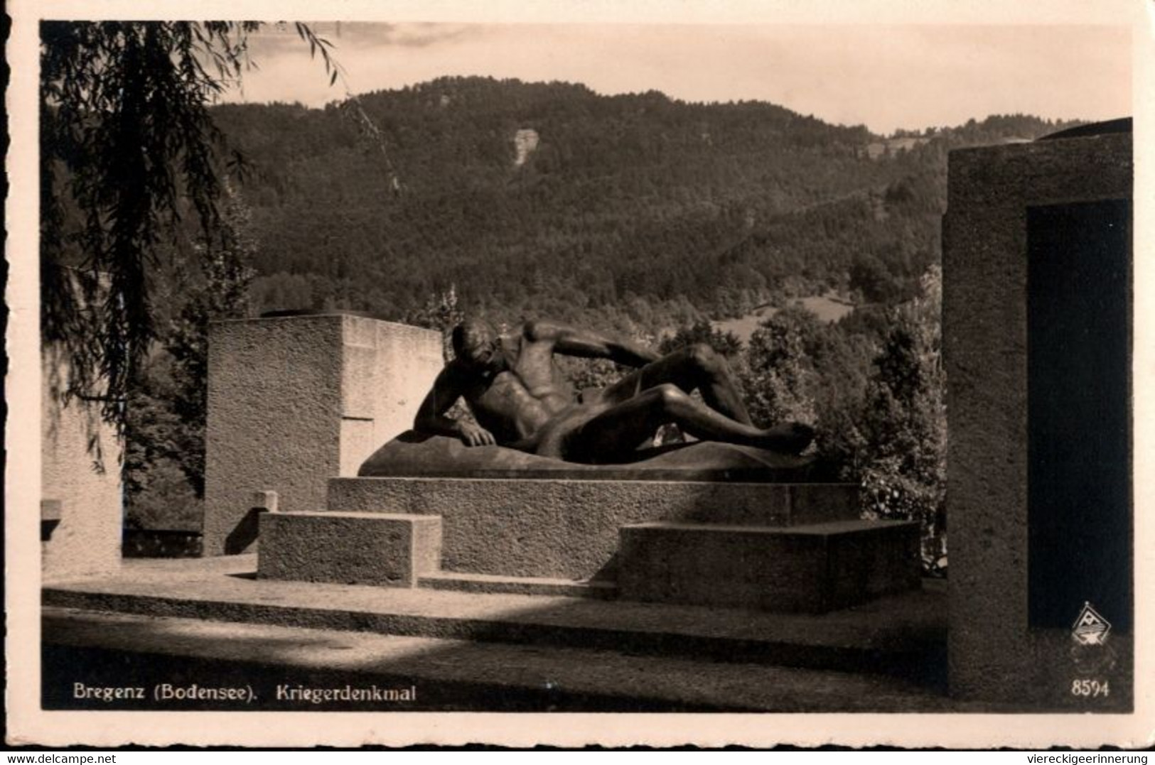 ! Ansichtskarte Bregenz, Vorarlberg, Kriegerdenkmal - Bregenz