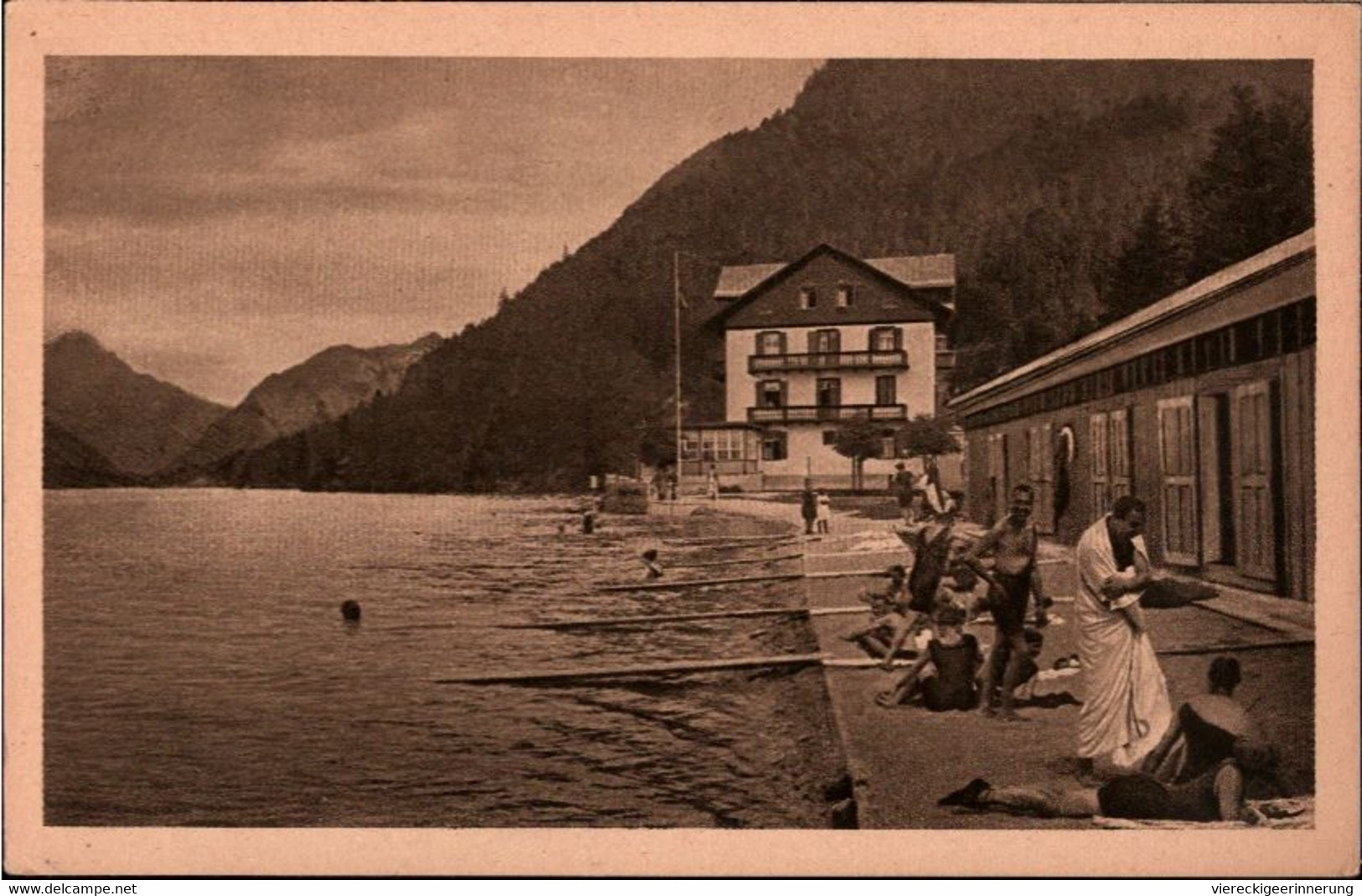 ! Alte Ansichtskarte Plansee, Tirol, Hotel Forelle - Sonstige & Ohne Zuordnung