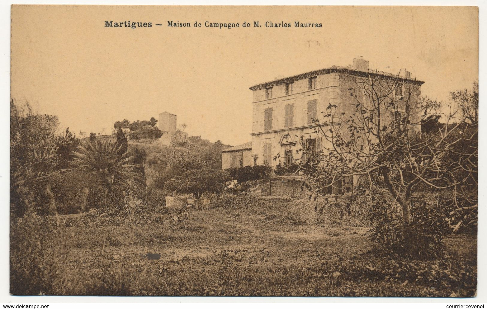 CPA - MARTIGUES (B Du R) - Maison De Campagne De M. Charles Maurras - Martigues