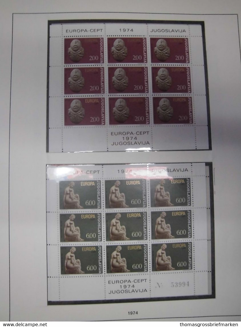 Sammlung 66x KLEINBOGEN Europa CEPT 1961-1979 postfrisch San Marino 700 (52109)