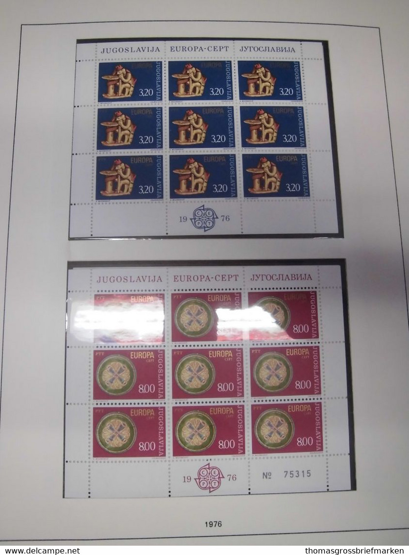 Sammlung 66x KLEINBOGEN Europa CEPT 1961-1979 postfrisch San Marino 700 (52109)