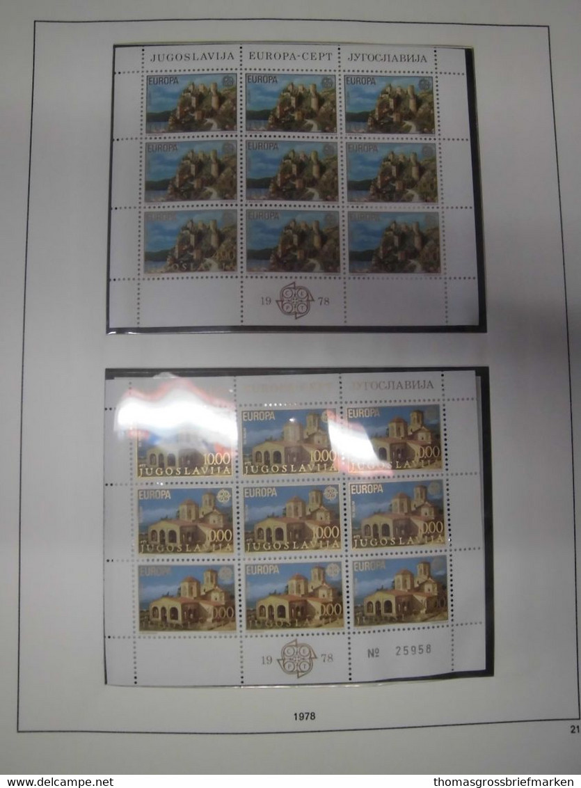 Sammlung 66x KLEINBOGEN Europa CEPT 1961-1979 postfrisch San Marino 700 (52109)