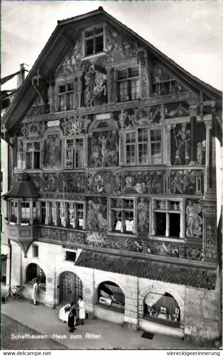 !  Ansichtskarte Schaffhausen Haus Zum Ritter, Schweiz - Andere & Zonder Classificatie