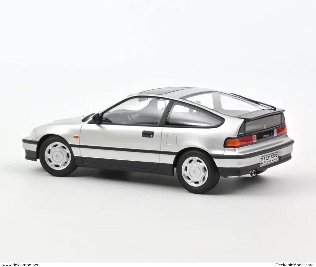 Norev - HONDA CRX 1990 Gris Métallisé Réf. 188011 Neuf NBO 1/18 - Norev