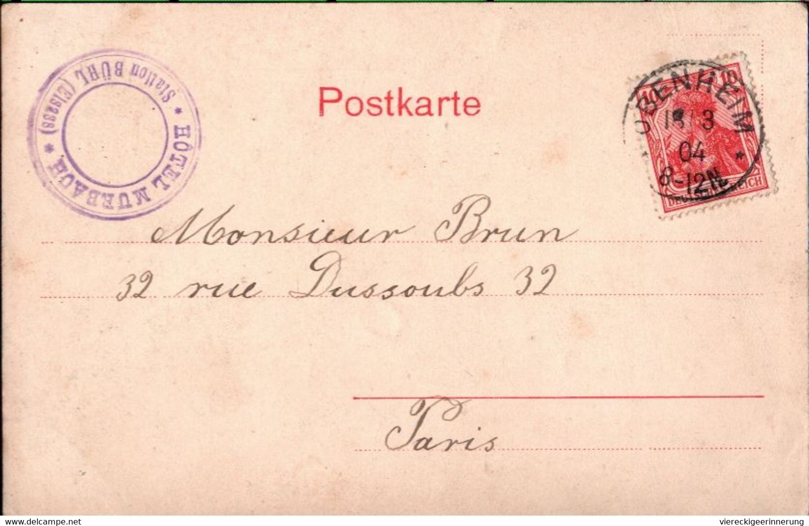 ! [68] Cpa Murbach, Stadttor, 1904, Elsaß, Alsace - Murbach