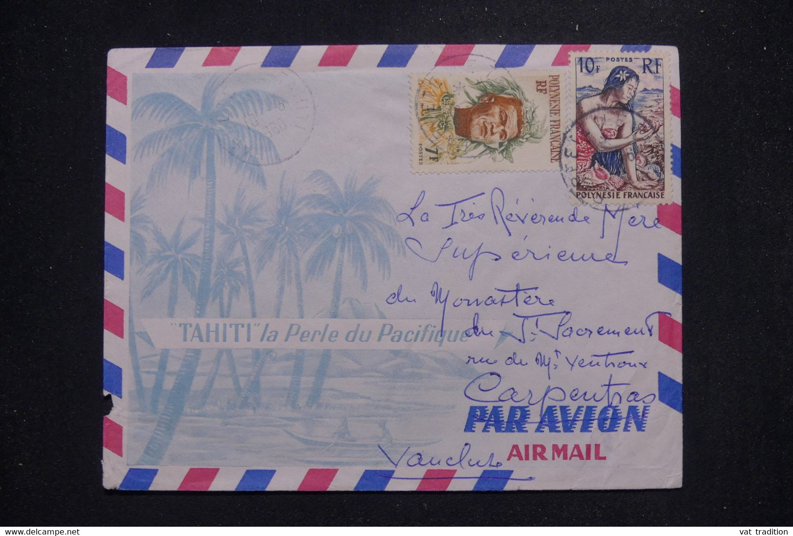 POLYNESIE - Enveloppe De Papeete Pour La France En 1960 - L 140710 - Lettres & Documents