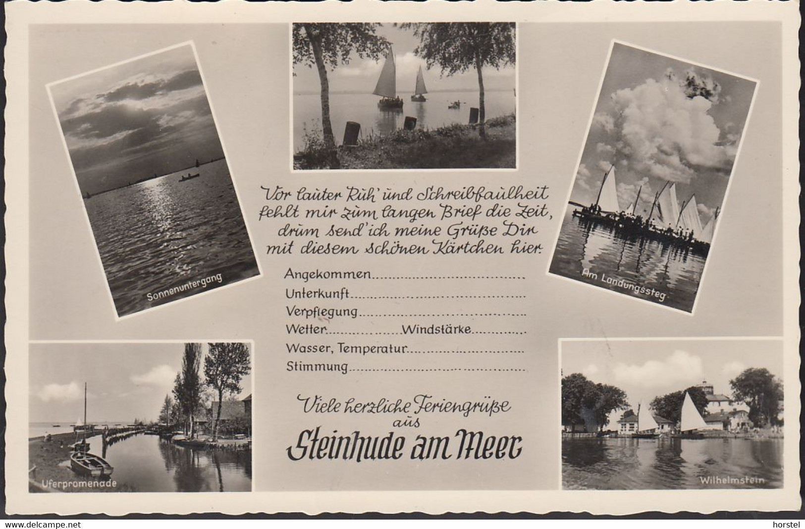 D-31515 Wunstorf - Steinhude Am Meer - Ansichten - Wilhelmstein - Uferpromenade - Steinhude