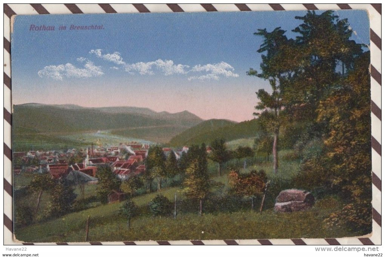 6AI2198 ROTHAU VUE GENERALE  2 SCANS - Rothau