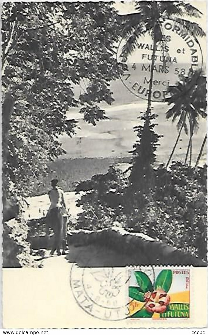 Wallis Et Futuna 4 Aou 1958 N°159 - Briefe U. Dokumente