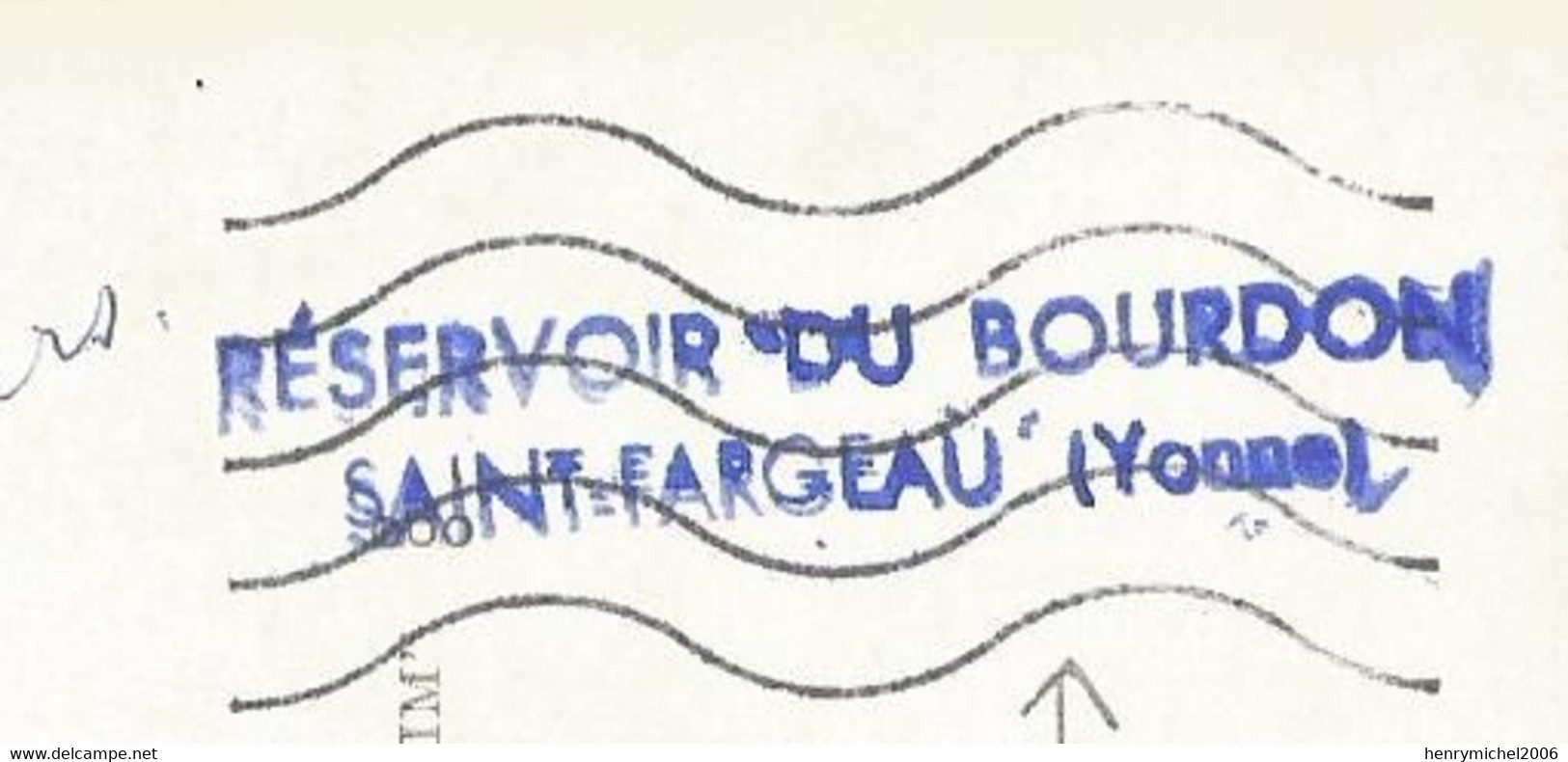 89 Yonne Cachet Saint Fargeau Réservoir Du Bourdon 1961 - Saint Fargeau