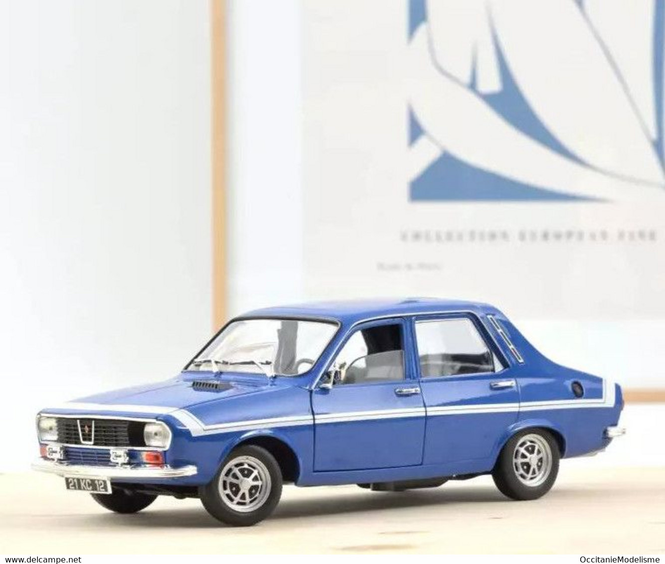 Norev - RENAULT 12 GORDINI 1971 Bleu Réf. 185210 Neuf NBO 1/18 - Norev