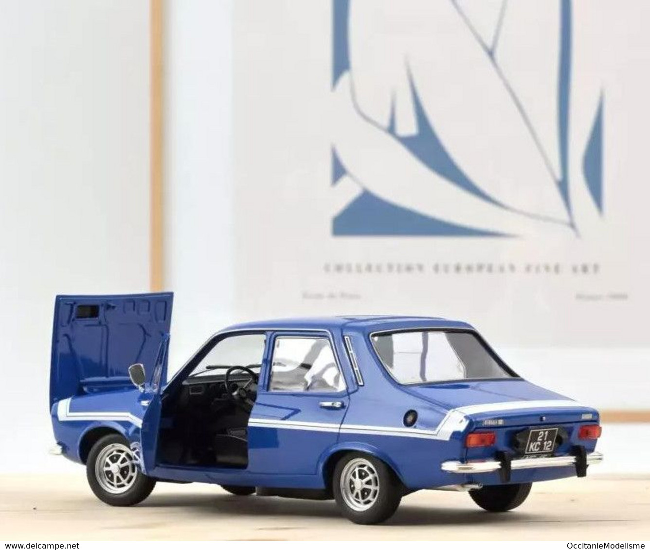 Norev - RENAULT 12 GORDINI 1971 Bleu Réf. 185210 Neuf NBO 1/18 - Norev