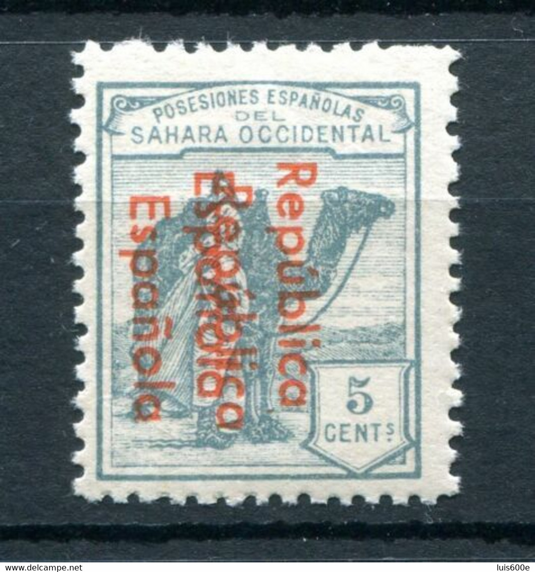 1932.SAHARA.EDIFIL 36Ahh**.NUEVOS SIN FIJASELLOS.(MNH)CATALOGO 360€ - Sahara Español