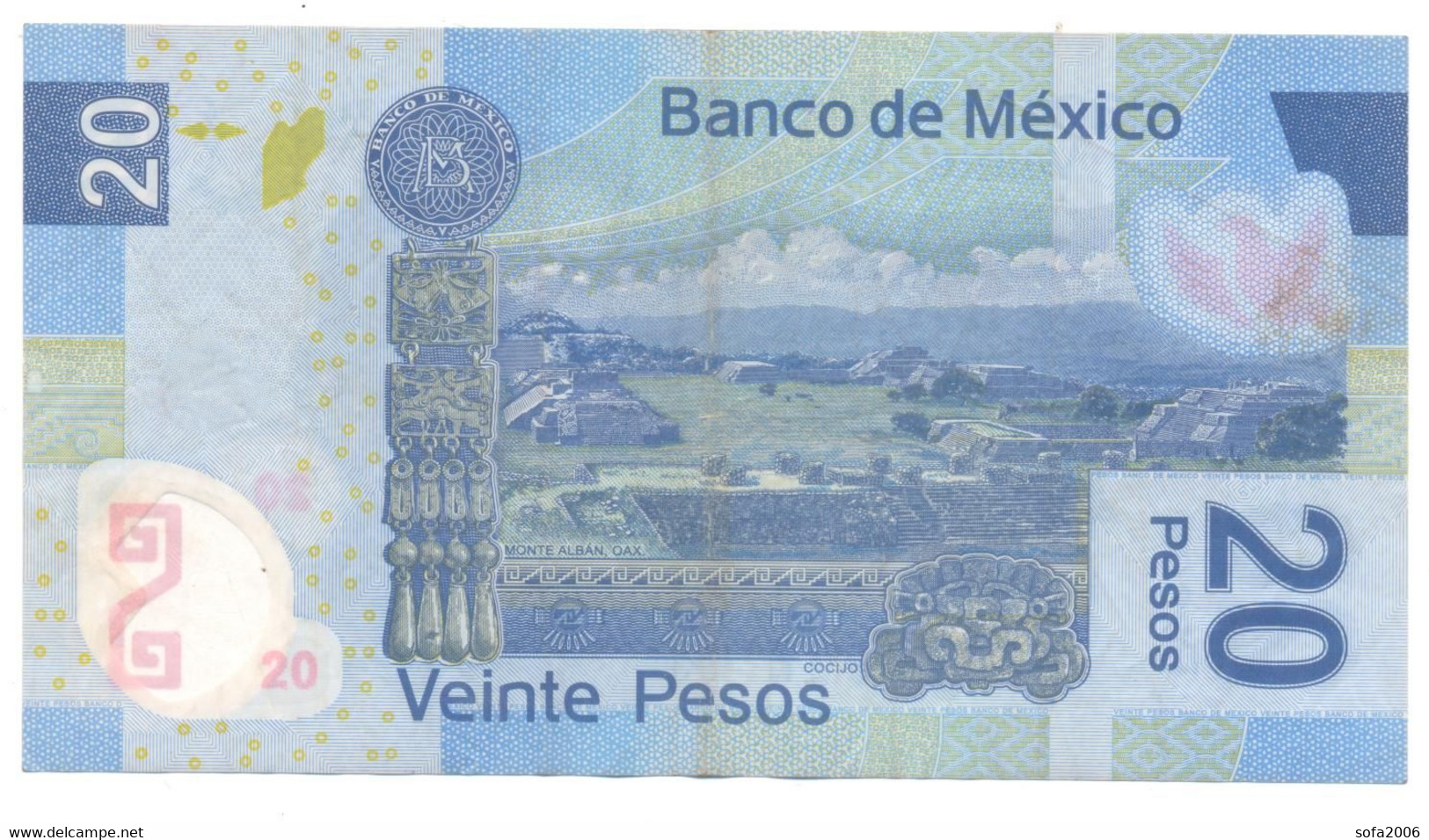 MEXICO  20 PESOS 2010 - Mexico