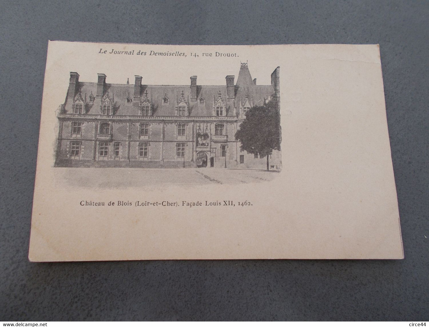 FRANCE.CARTE POSTALE.PRECURSEUR.CHATEAU DE BLOIS. - Châteaux