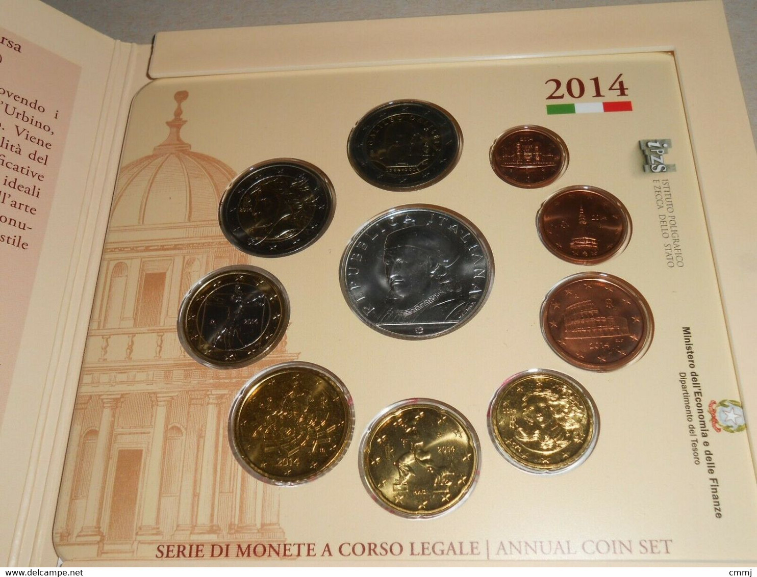 BRAMANTE COFANETTO MONETE DIVISIONALI FIOR DI CONIO 2014 ZECCA DI STATO - (VATZEL) - Commemorative