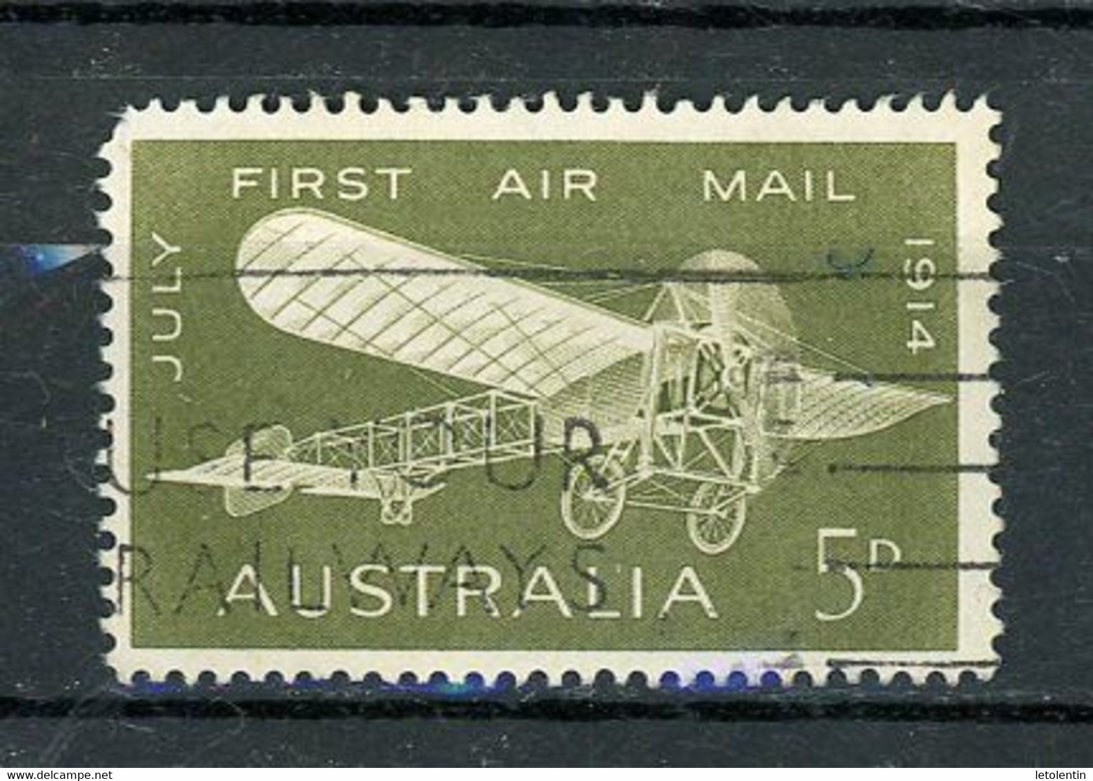 AUSTRALIE : POSTE AERIENNE - N° Yvert 12 Obli. - Used Stamps