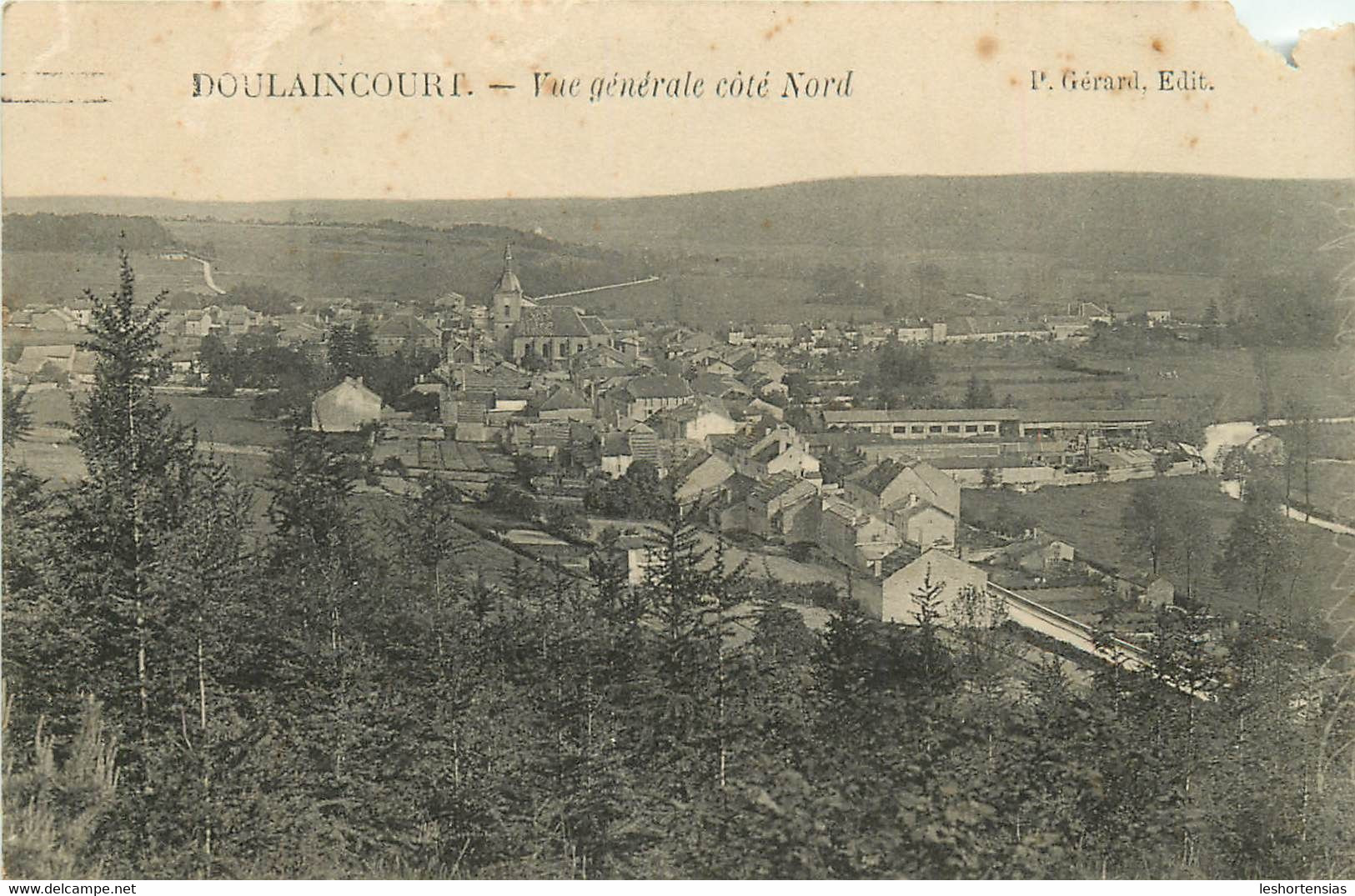 DOULAINCOURT VUE GENERALE COTE NORD - Doulaincourt