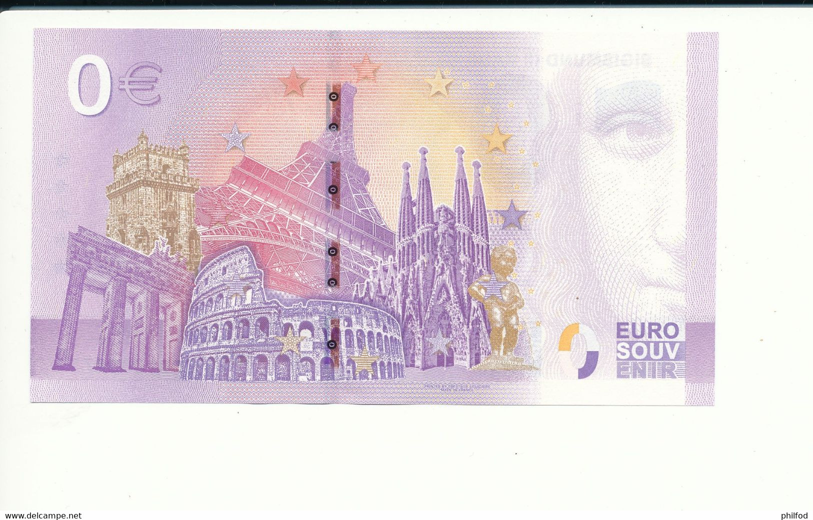 Billet Touristique 0 Euro -  SIGISMUND III VASA KING OF SWEDEN, FINLAND & POLAND - LEBF -  2020-1 - N° 273 - Autres & Non Classés