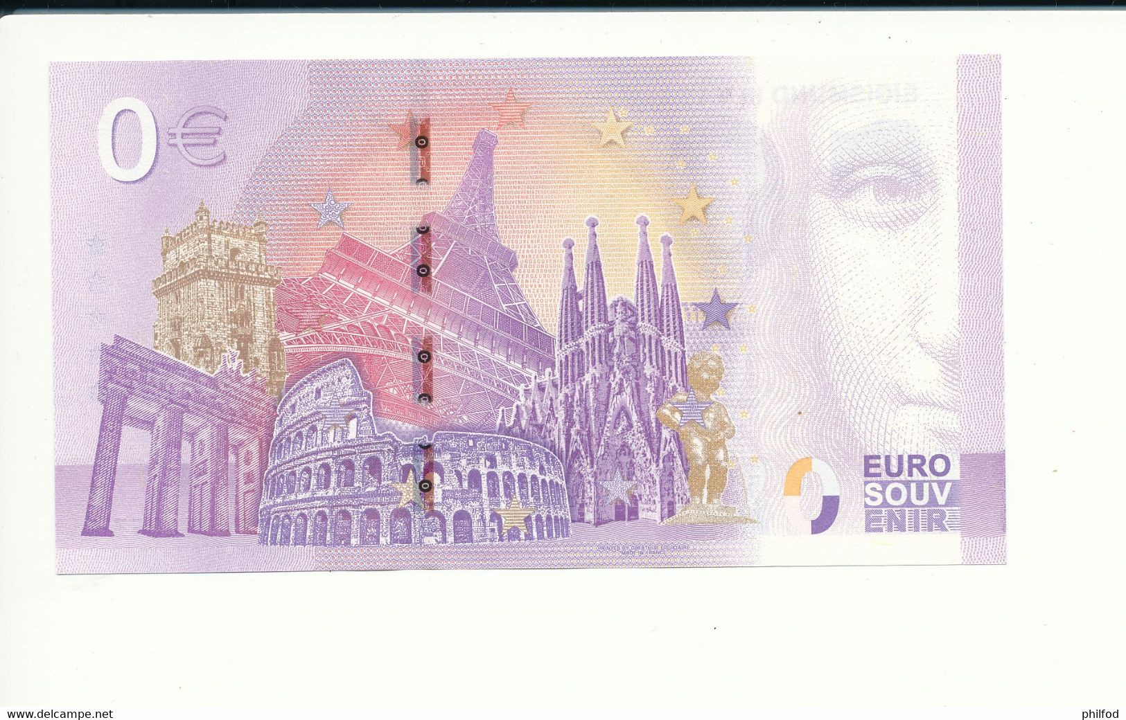 Billet Touristique 0 Euro -  SIGISMUND III VASA KING OF SWEDEN, FINLAND & POLAND - LEBF -  2020-1 - ANNIV - N° 4253 - Autres & Non Classés