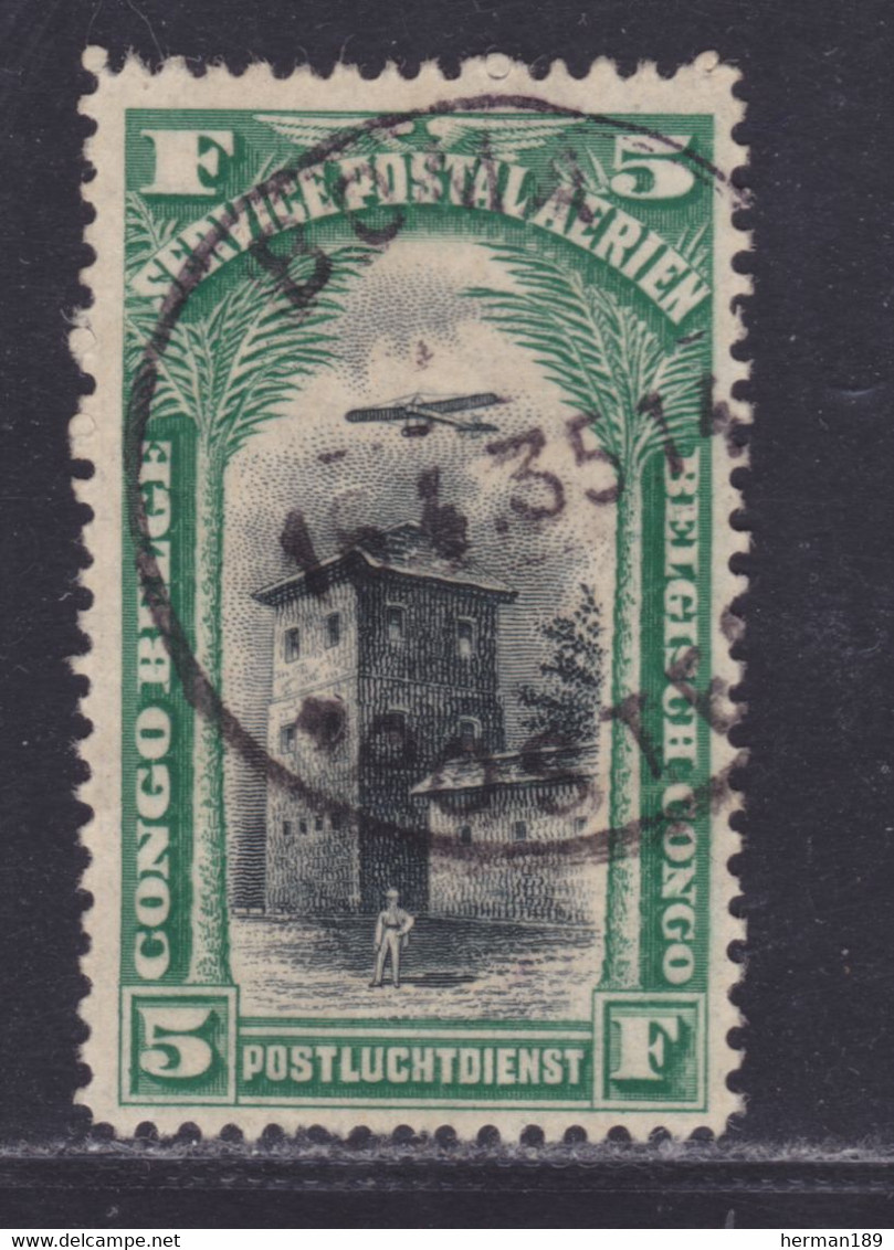 CONGO BELGE AERIENS N°    4 ° Oblitéré, Used, B/TB (D9555) Prison - 1921-30 - Used Stamps