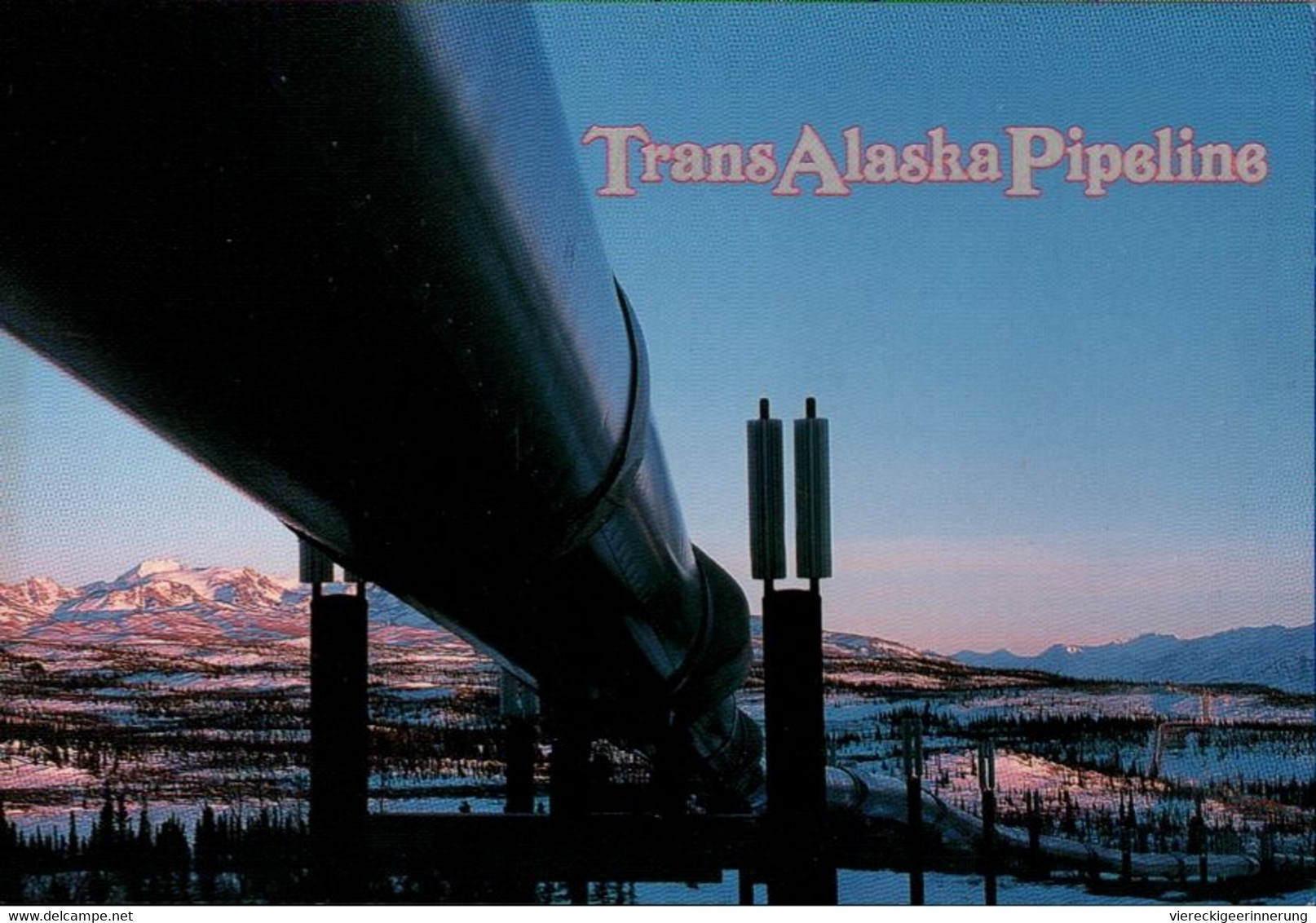 ! Modern Postcard Trans Alaska Pipeline - Other & Unclassified