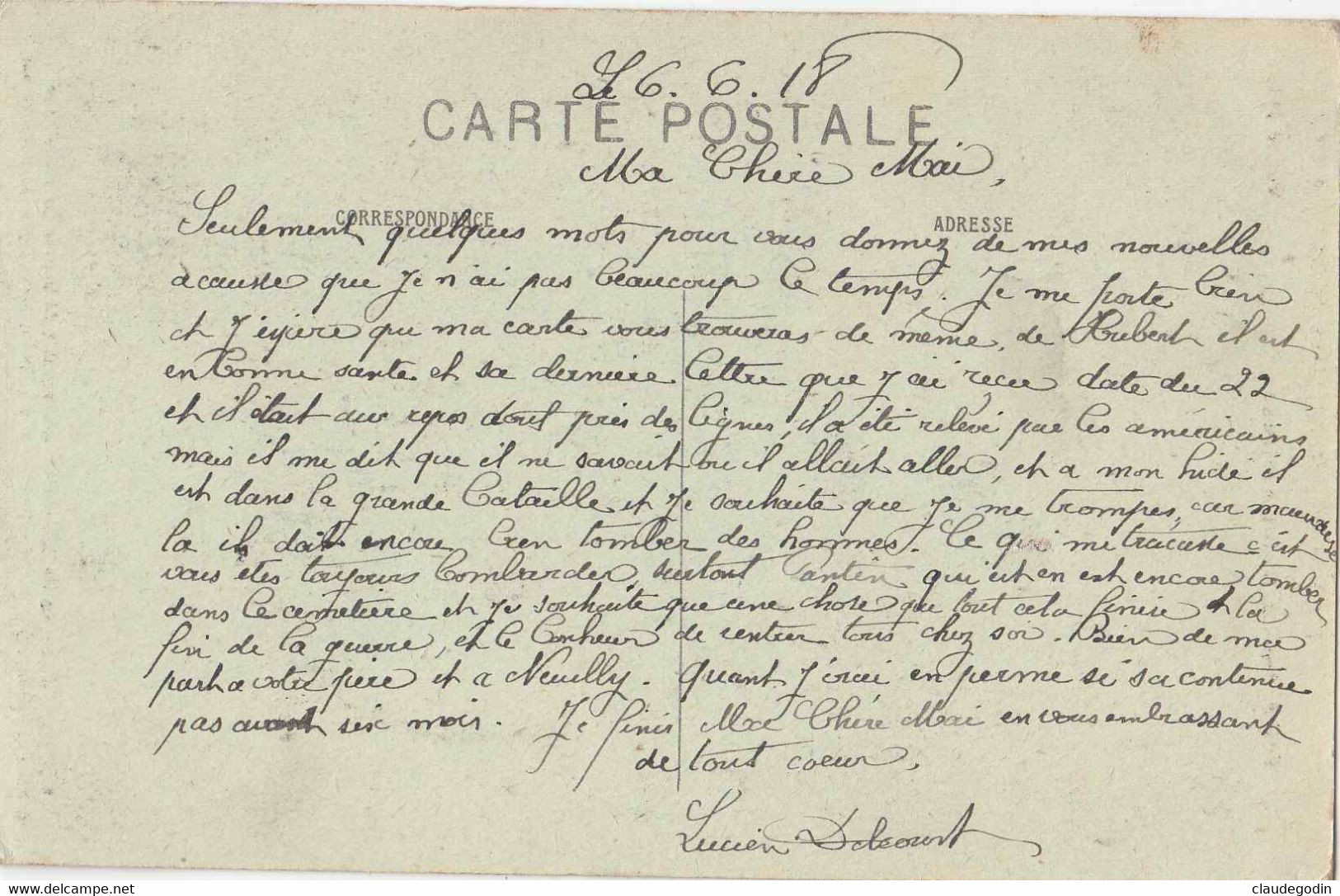 Hondschoote , Nord. Recherche D'un Obus De 180. CPA Animée. Lire Texte Dos Parlant De La Guerre Et Bombardements. 2scans - Hondshoote