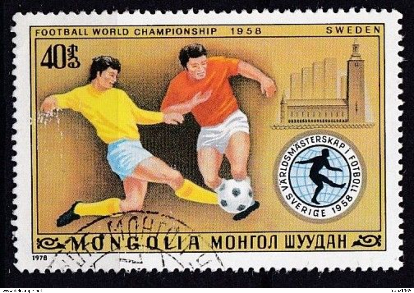 Mongolia - 1958 – Suède