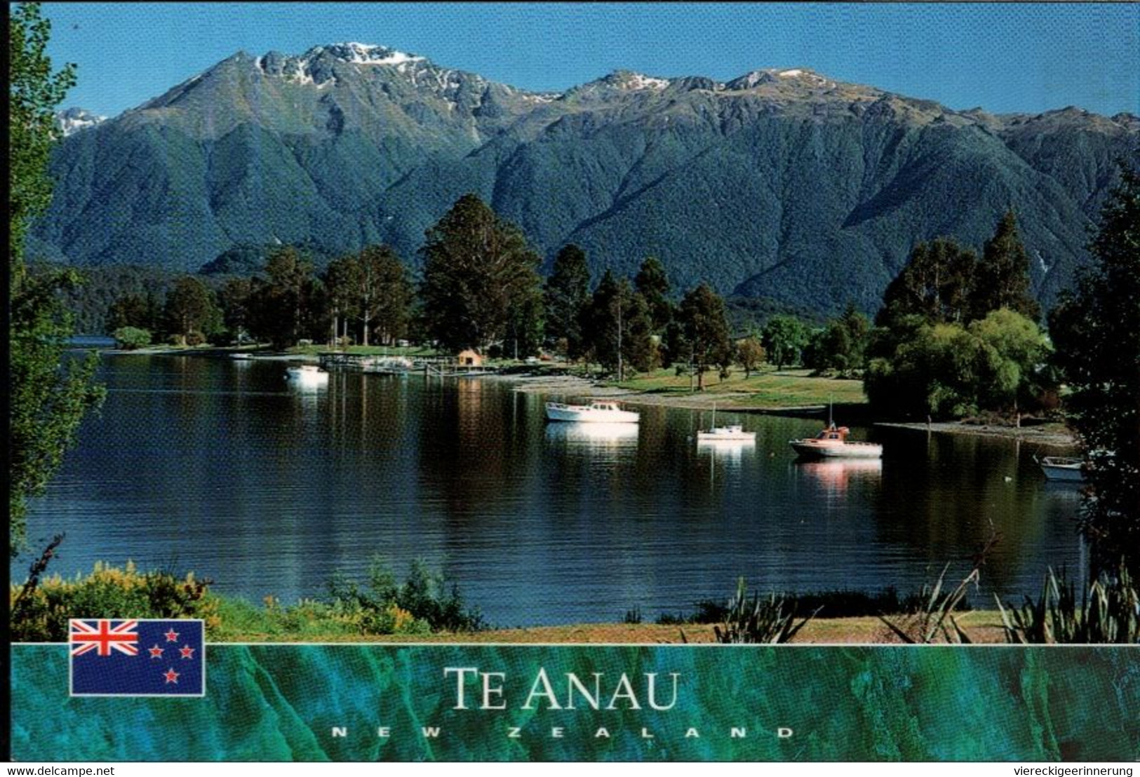 ! Modern Postcard Te Anau, New Zealand, Neuseeland - Nieuw-Zeeland