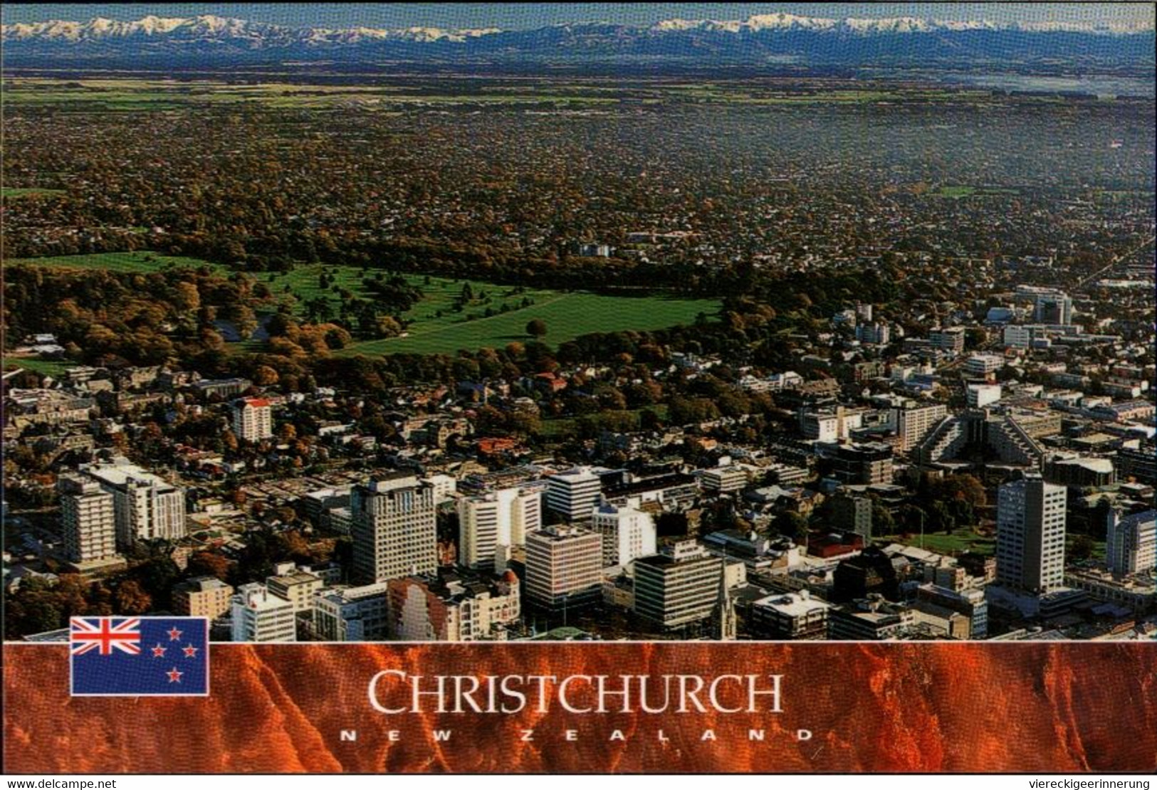 ! Modern Postcard Christchurch, New Zealand, Neuseeland - New Zealand