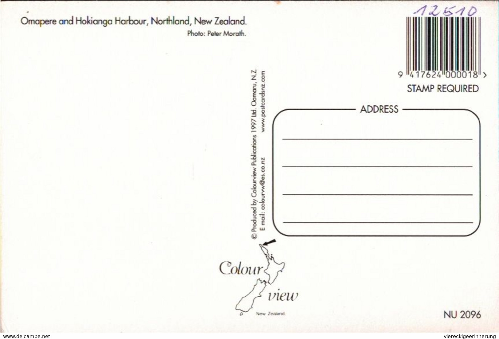 ! Modern Postcard Hokianga Harbour, New Zealand, Neuseeland - Nouvelle-Zélande