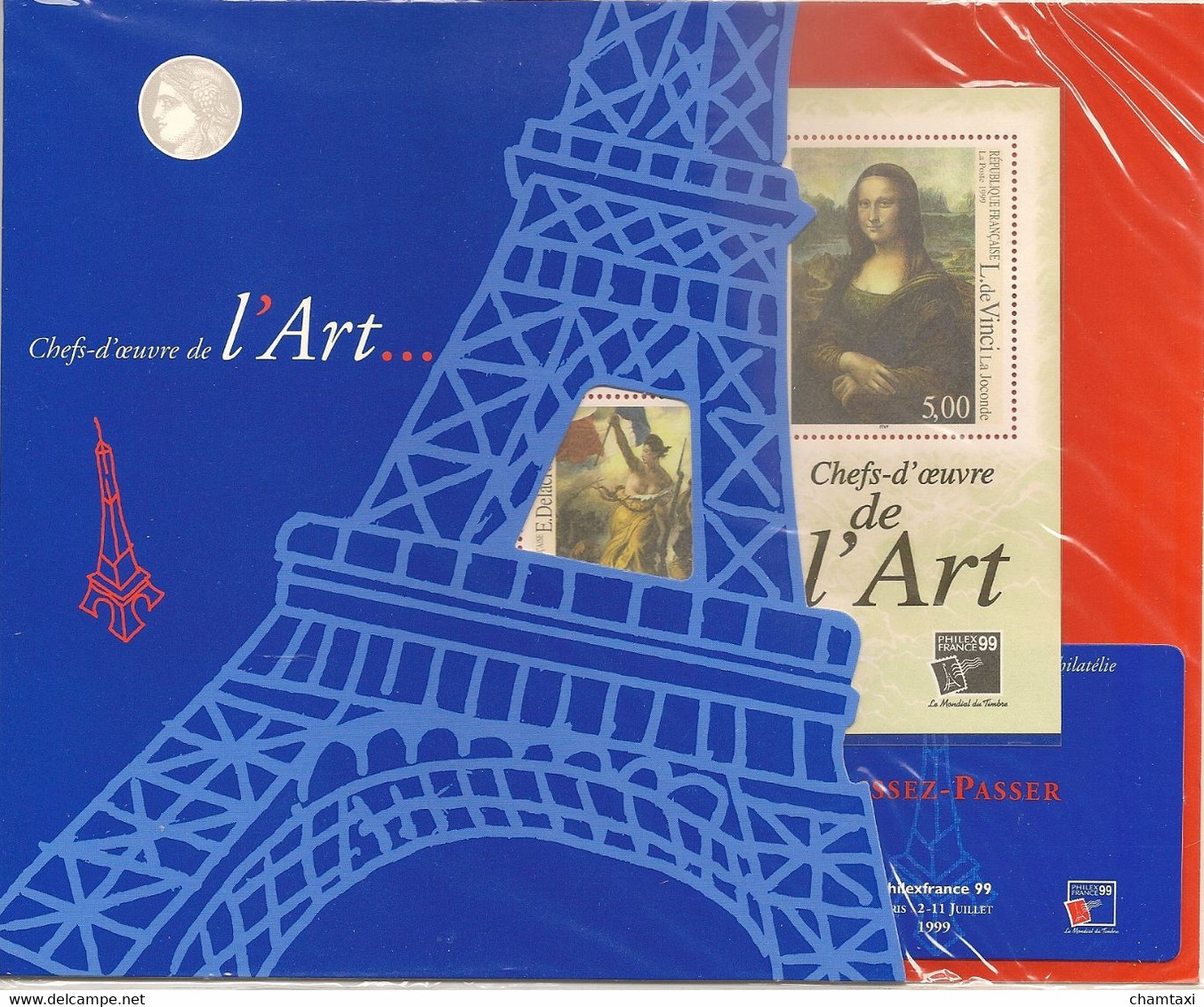 FRANCE 1999 ANNEE COMPLETE 57 TIMBRES EMIS EN FEUILLE  LES 5 TIMBRES ISSUS DE CARNET 5 CARNETS 5 BLOCS PA 63 SERVICE (2)