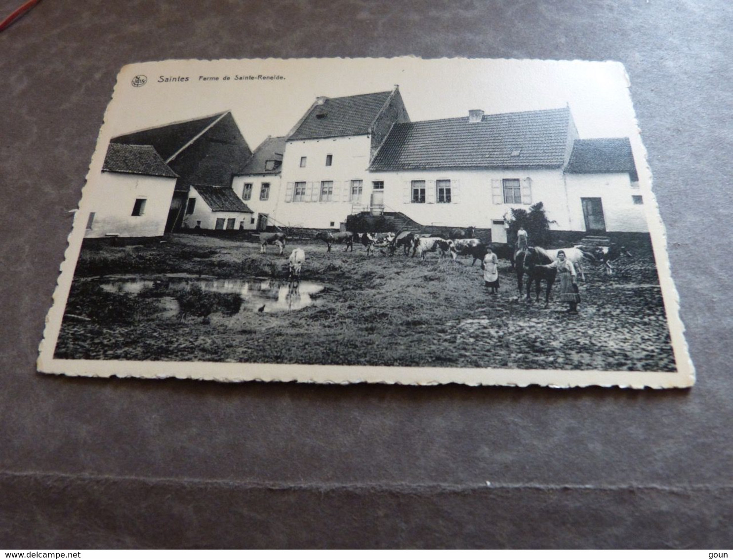 Cpa Tubize Saintes Ferme De Sainte-Renelde - Tubize