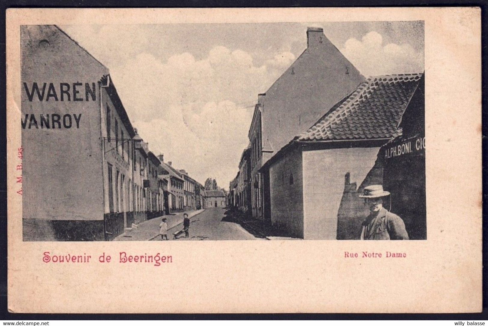 +++ CPA - Souvenir De BEERINGEN - BERINGEN - Rue Notre Dame  // - Beringen